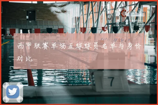 西甲联赛单场五球球员名单与身价对比